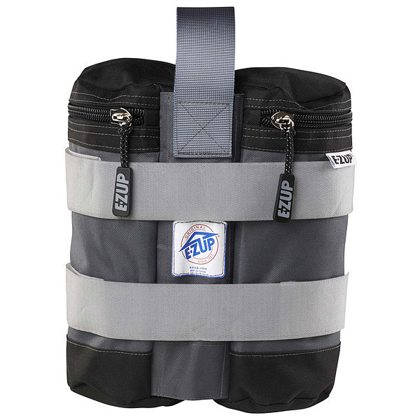 E-Z Up Recreational Weight Bag, Gray, 11 in H WB3SGBK4