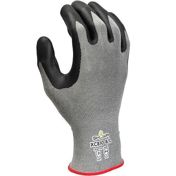 Showa Cut Resistant Glove, 18 ga Thick, S, PR XC810S-06