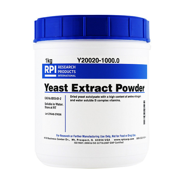 Rpi Yeast Extract, Powder, 1kg Y20020-1000.0