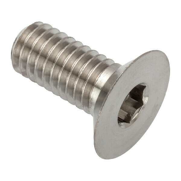 Zoro Select M6 x 1 Socket Head Cap Screw, Plain Stainless Steel ZHF602M6X12