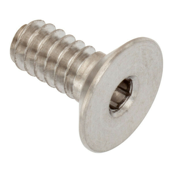 Zoro Select #6-32 Socket Head Cap Screw, Plain Stainless Steel ZHF60206C05