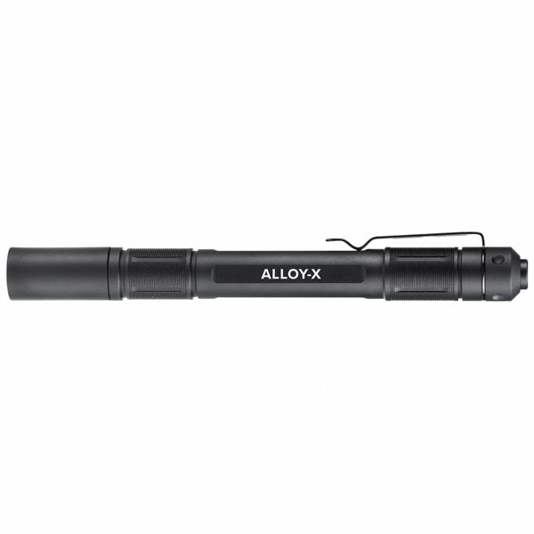 Princeton Tec Pen Light, LED, Lithium Ion, 400 lm, Black Alloy-x