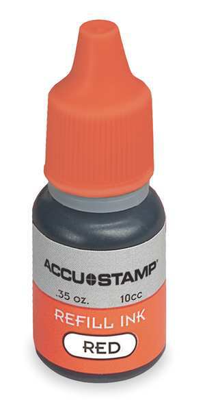 Cosco Pre-Inked Stamps, Red, 0.35 oz. 038791