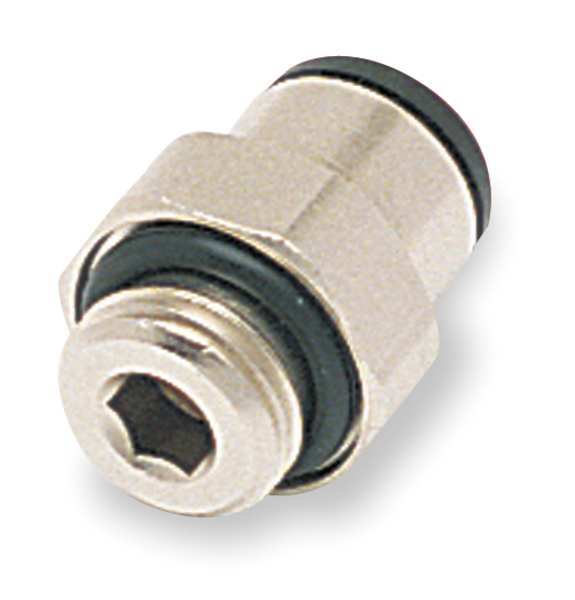 Legris Push-to-Connect, Threaded Male Connector, 16mm Tube Size, Nylon, Black 3101 16 17