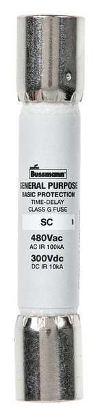 Eaton BUSSMANN 40A Time Delay Melamine Fuse with 480VAC//300VDC Voltage Rating; SC Series