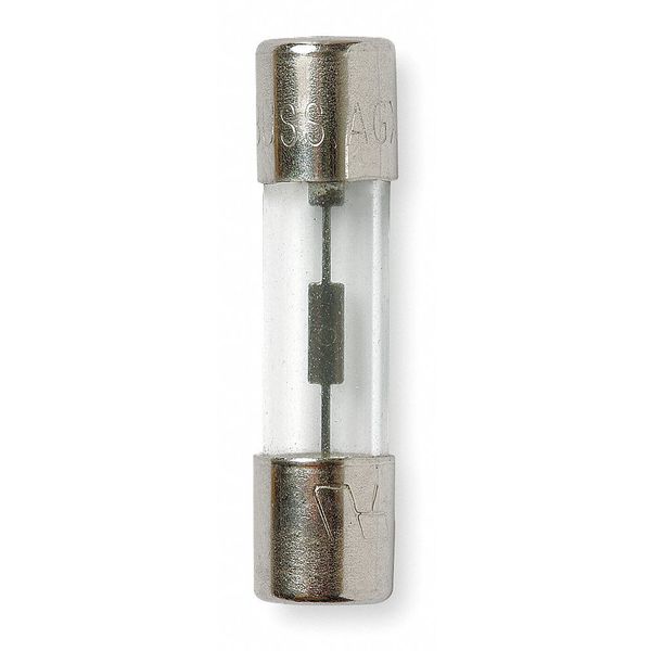 Eaton Bussmann Glass Fuse, AGX Series, Fast-Acting, 20A, 250V AC, 200A at 250V AC, 5 PK AGX-20