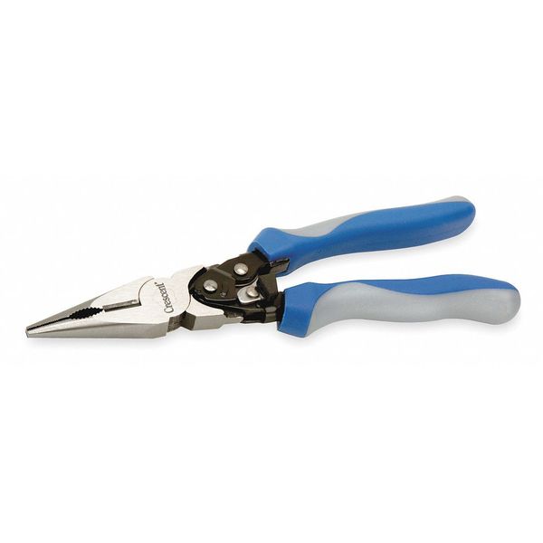 Crescent 9" Pro Series Dual Material Long Nose Compound Action Cutting Pliers PS6549C