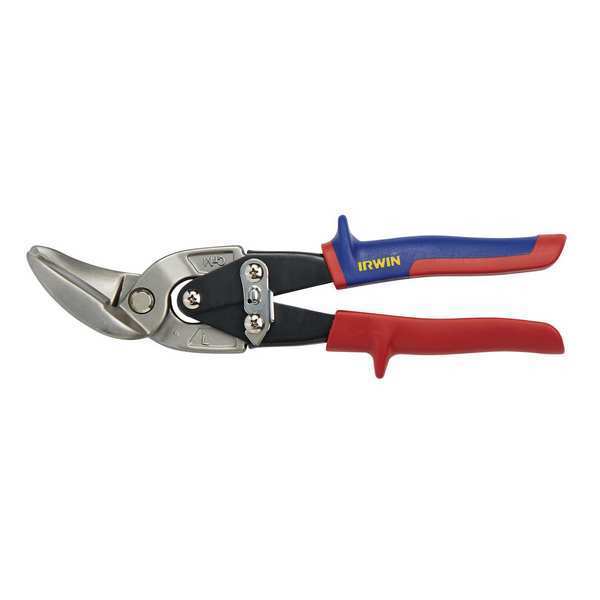 Irwin Offset Snip, Left/Straight/Angles or Curves, 9 1/2 in, Hot Drop Forged Blades 2073211