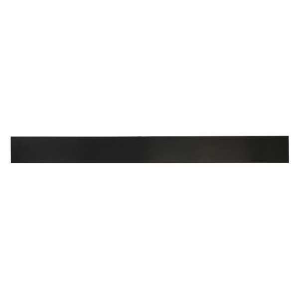 Zoro Select Rubber Strip, SBR, 1/2"Thick, 36"x2", 70A BULK-RS-SBR75-136