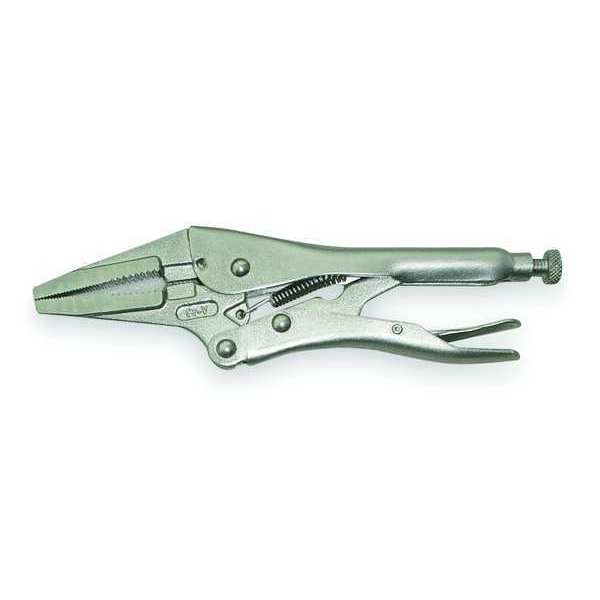 Westward 9 in Locking Adjusting Plain Grip Locking Plier 1ECF3