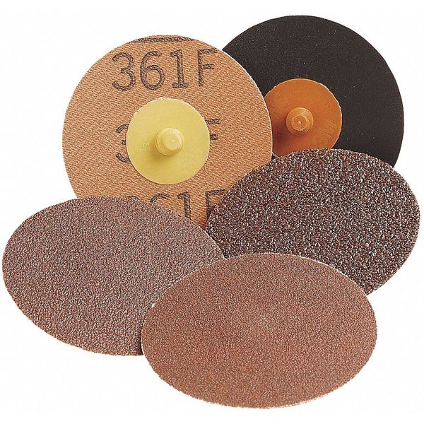 3M Quick Change Disc, AlO, 1in, 50G, TR, PK50 7000045095