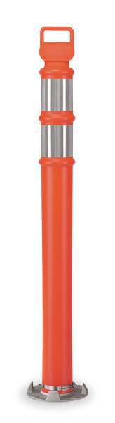 Zoro Select Permanent Delineator Post, 43 In. X 4 In. 03-745AB
