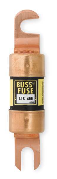 Eaton Bussmann Limiter Fuse, ALS Series, 400A, Fast-Acting, Not Rated, Bolt-On ALS-400B