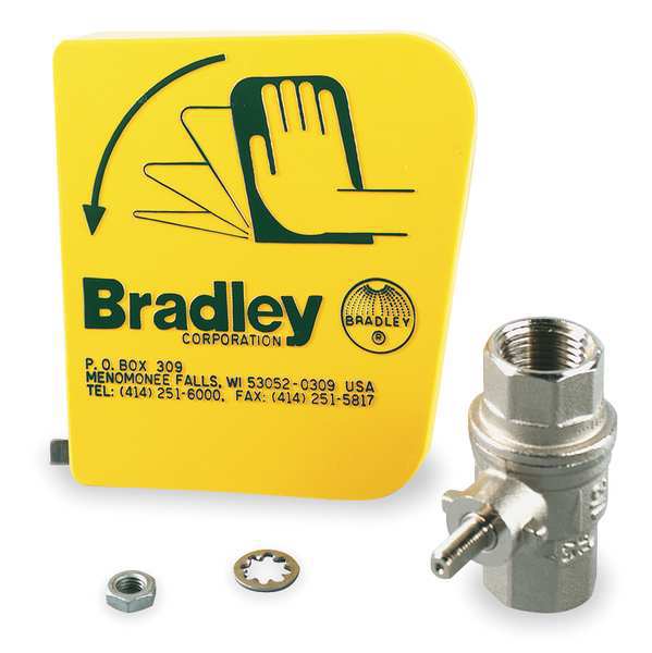 Bradley 1/2" Ball Valve/Plastic Handle PPK S45-122