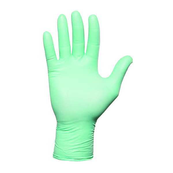 Ansell Microflex Chemical Resistant Gloves, Neoprene, Powder-Free, 5.1 mil, Green, XL (Size 10), 100 Pack 25-101