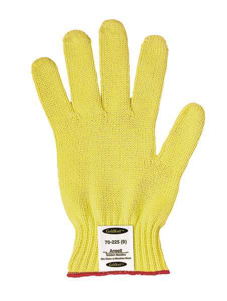Ansell Cut Resistant Gloves, A3 Cut Level, Uncoated, L, 1 PR 70-225