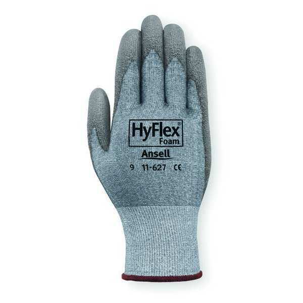 Ansell Cut Resistant Coated Gloves, A2 Cut Level, Polyurethane, 7, 1 PR 11-627V