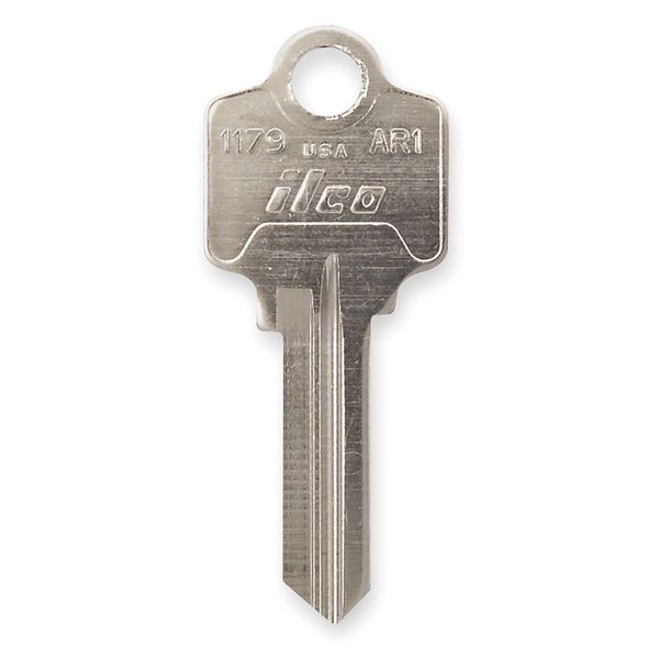Kaba Ilco Key Blank, Brass, Type AR1, 5 Pin, PK10 1179-AR1