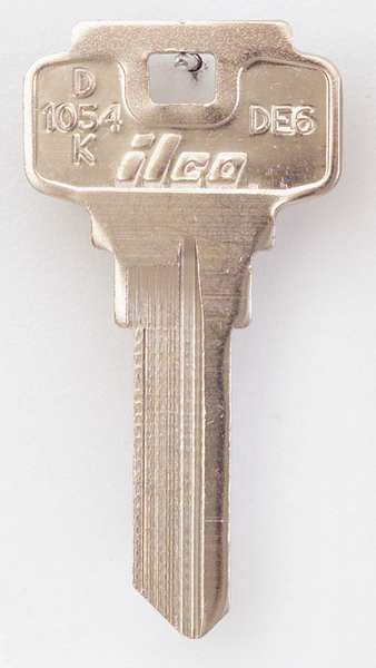 Kaba Ilco Key Blank, Brass, Type DE6, 5 Pin, PK10 D1054K-DE6