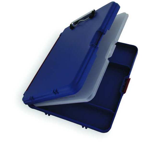 Zoro Select 8-1/2" x 11" PortStorage Clipboard, Blue/Red 00475
