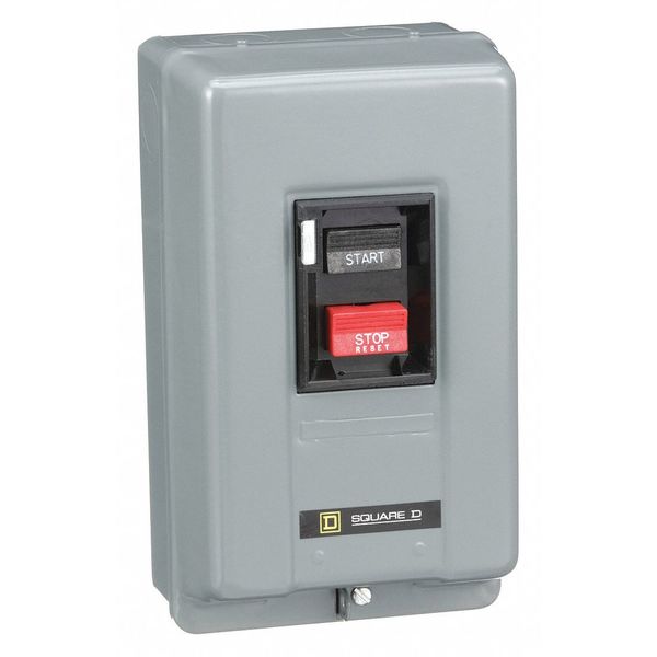 Square D Manual Motor Starter, 3 Poles, 18 A, 600V AC, NEMA 1, Reliable Overload Protection, M-0 NEMA Size 2510MBG2