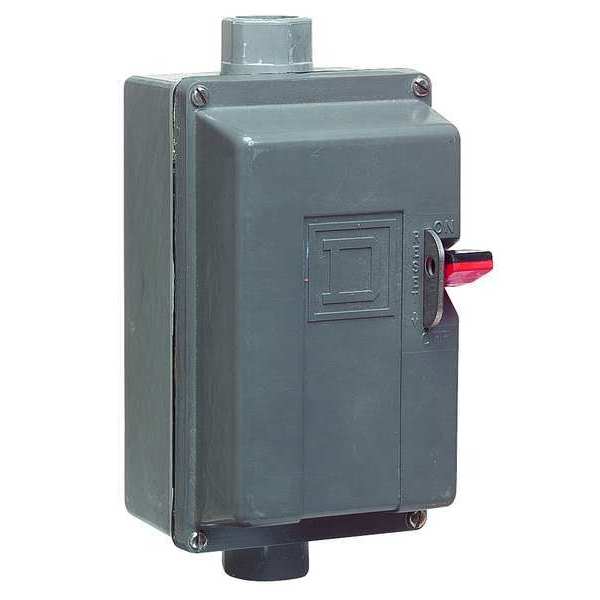 Square D Manual Motor Starter, 20 to 25A, 600V 2510MCW2