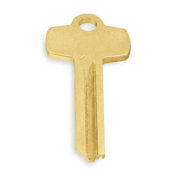 Master Lock Key Blank, Brass, Best D Keyway, 6 Pins KCDKBWWG
