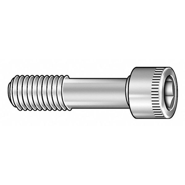 Zoro Select 18 Socket Head Cap Screw, Plain Nylon, 100 PK 3431218300