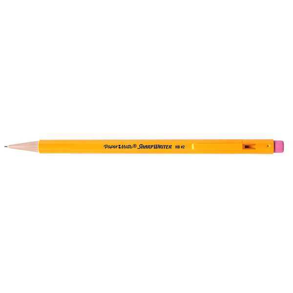 Paper Mate Mechanical Pencil, 0.7mm, Yellow, PK12 3030131