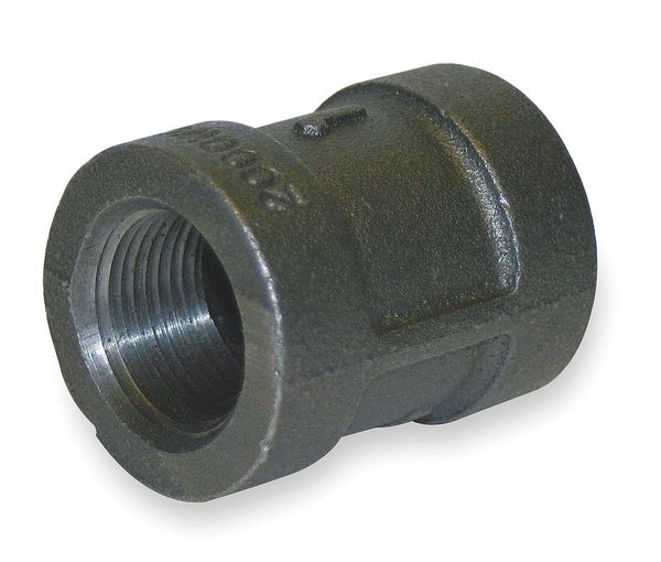 Zoro Select 1" Female NPT x Female NPT Malleable Iron Coupling Class 300 1LBY7