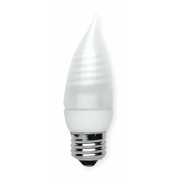 Tcp Screw-In CFL, Dimmable, 25,000 hr., 2700K 8TF03F