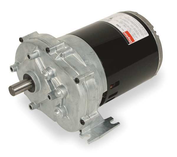 Dayton AC Gearmotor, 150.0 in-lb Max. Torque, 90 RPM Nameplate RPM, 115V AC Voltage, 1 Phase 1LPP1
