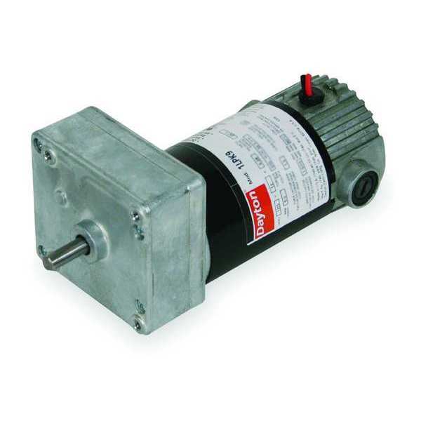 Dayton DC Gearmotor, 50.0 in-lb Max. Torque, 7 RPM Nameplate RPM, 90V DC Voltage 1LPV9