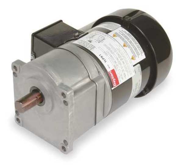 Dayton AC Gearmotor, 500.0 in-lb Max. Torque, 15 RPM Nameplate RPM, 115/230V AC Voltage, 1 Phase 1LPX4