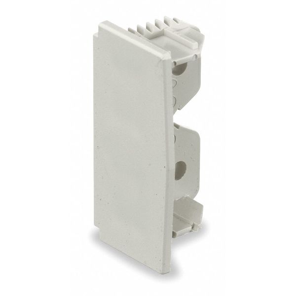 Hubbell Wiring Device-Kellems End Cap, White, PVC, Wall-Trak(R), Caps PW2EC