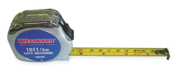 Westward 16 ft Tape Measure, 3/4 in Blade 1MKR8