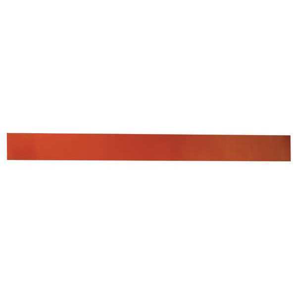 Zoro Select Rubber Strip, Silicone, 1/8"Th, 36"x2", 40A BULK-RS-S40-807