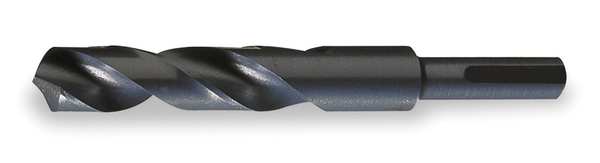 Chicago-Latrobe 118° Silver & Deming Drill with 1/2 Reduced Shank Chicago-Latrobe 190F Steam Oxide HSS RHS/RHC 53/64 52453