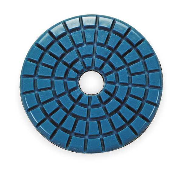 Onfloor Stone Polishing Pad, 3 In, Blue, PK10 224065