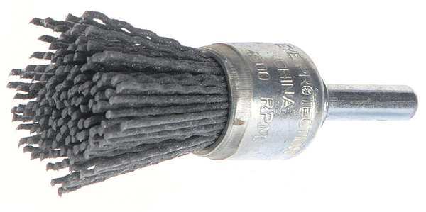 Weiler End Wire Brush, 3/4", 4, 500 RPM 90431