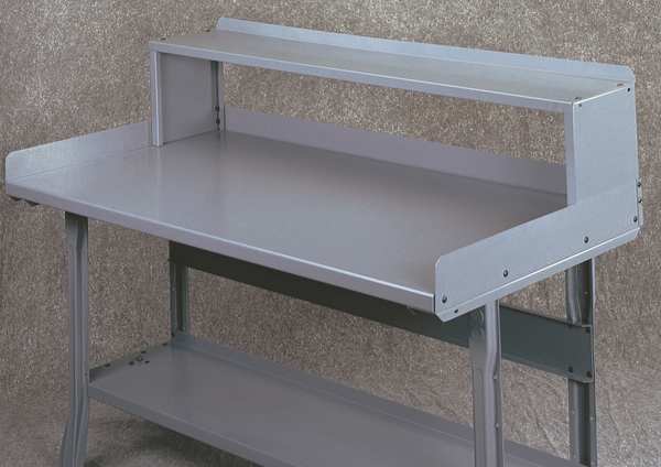 Tennsco Shelf Riser, 48 W x 10-1/2 D x 12 H, Gray R-1048