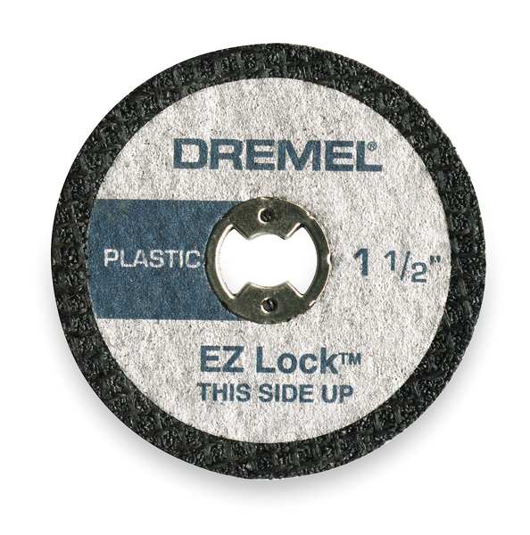 Dremel E Z Lock Cut Off Wheel, 1 1/2 In Dia, PK5 EZ476