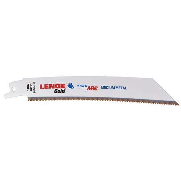 Lenox 6" L x Metal Cutting Reciprocating Saw Blade 618G