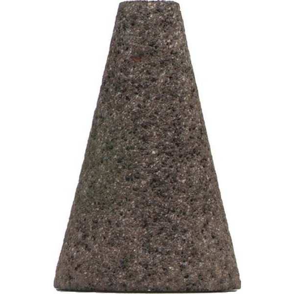 Norton Abrasives Gemini Grinding Cone w/Sq Tip, 2 Dia, 3 L, 24GR, AO 61463615722