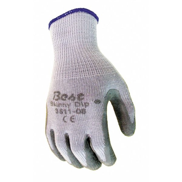 Showa Cut Resistant Gloves, S, Gry, Nat Rubber, PR 3811-07