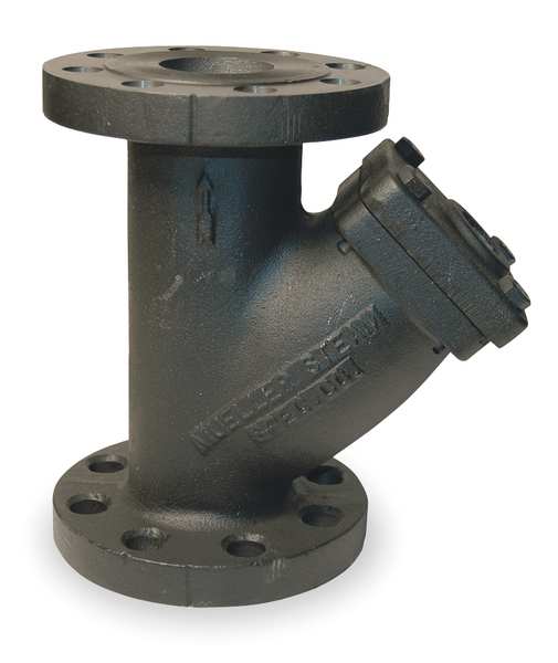 Mueller Steam Specialty 3", Flanged, Cast iron, Y Strainer, 500 psi @ 150 Degrees F WOG, 250 psi @ 450 Degrees F WSP 3 752 Iron body flanged