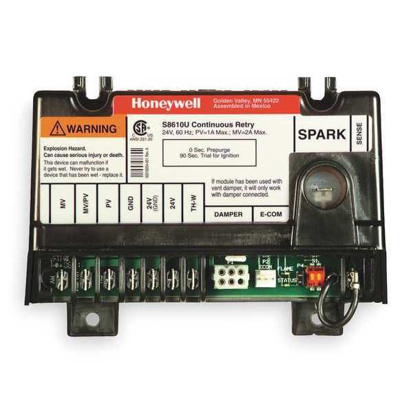 Honeywell Home Intermittent Pilot Module, 1-2 Rod Control S8610U3009