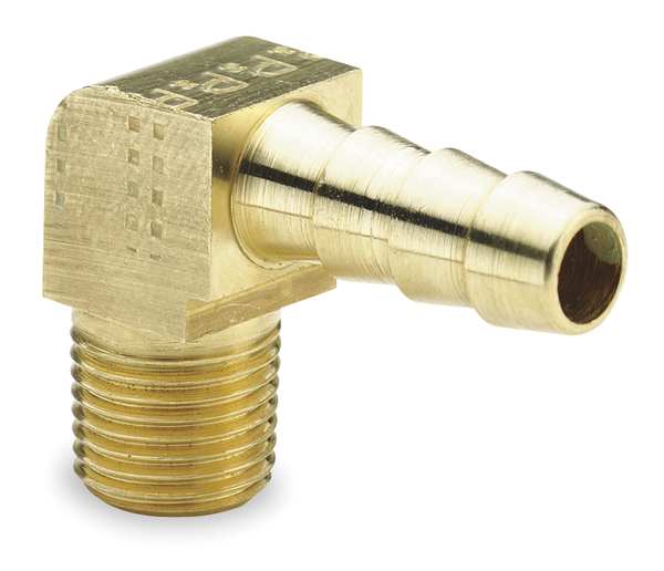 Brass Hose Barb 90 Degree Elbow Fitting 5/16 x 5/16 Barbed water