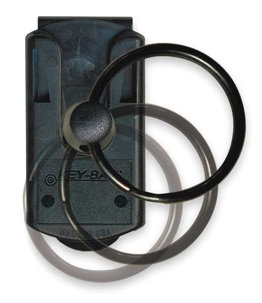 Key-Bak Key Carrier, Clip Fits 2 In Belts, Holders 0308-704