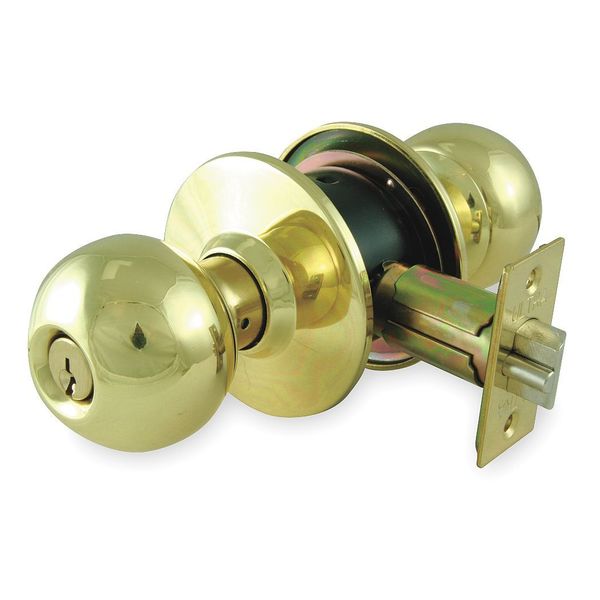 Zoro Select Knob Lockset, Mechanical, Entrance, Grd. 2 1TPH5